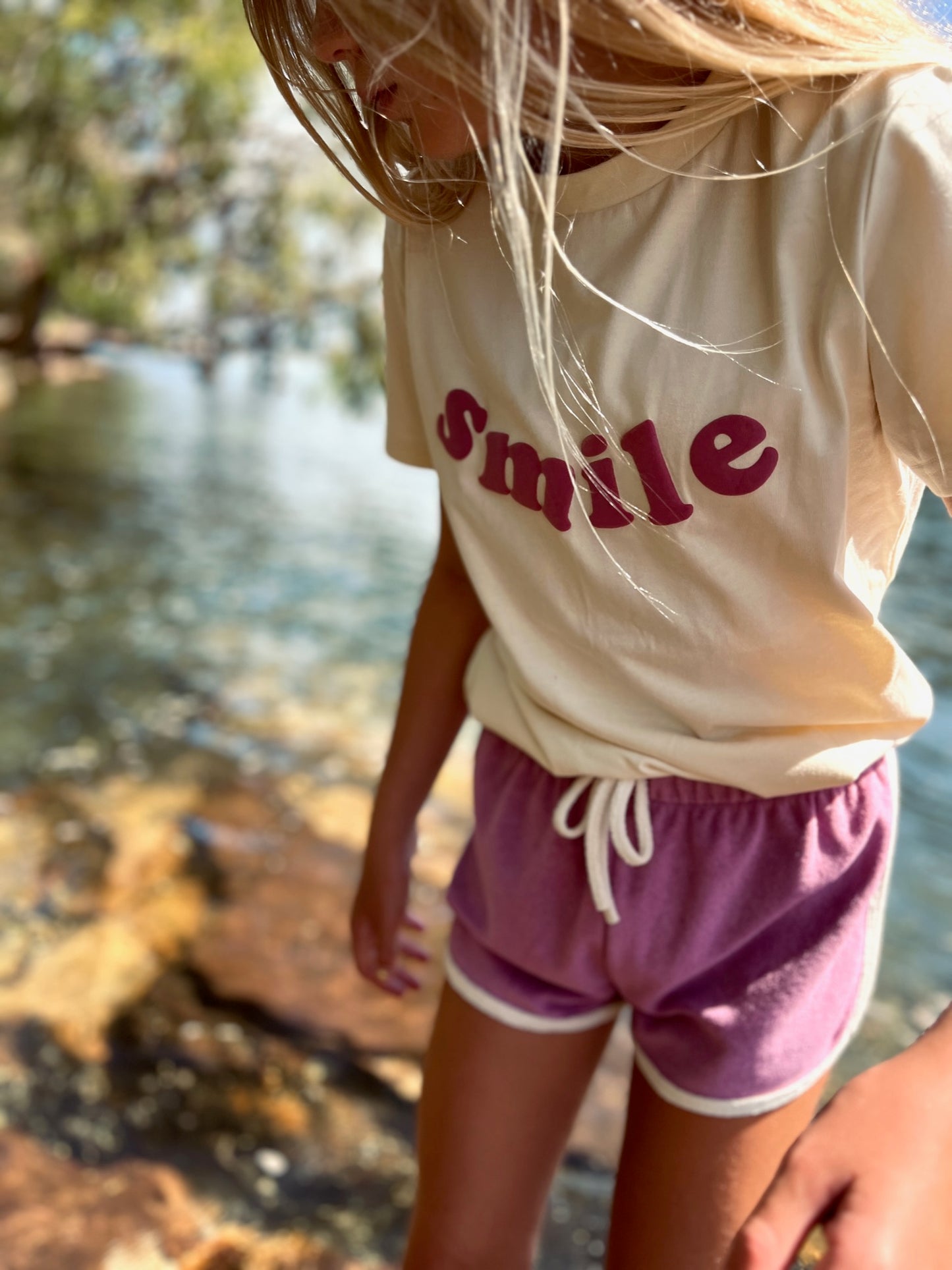 Smile Tee - White