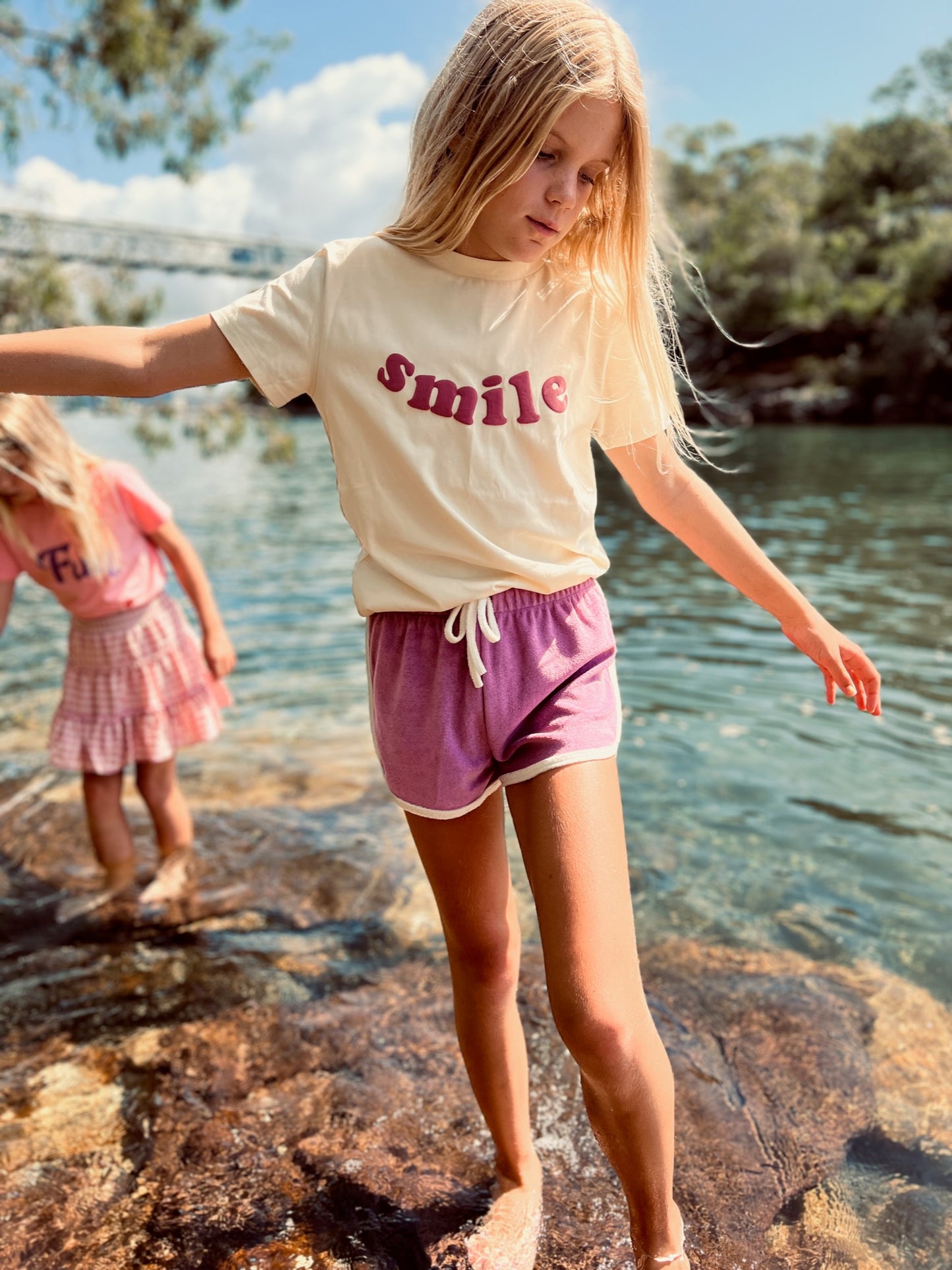 Smile Tee - White