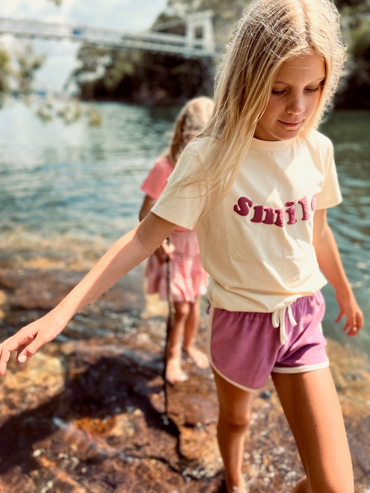 Smile Tee - White