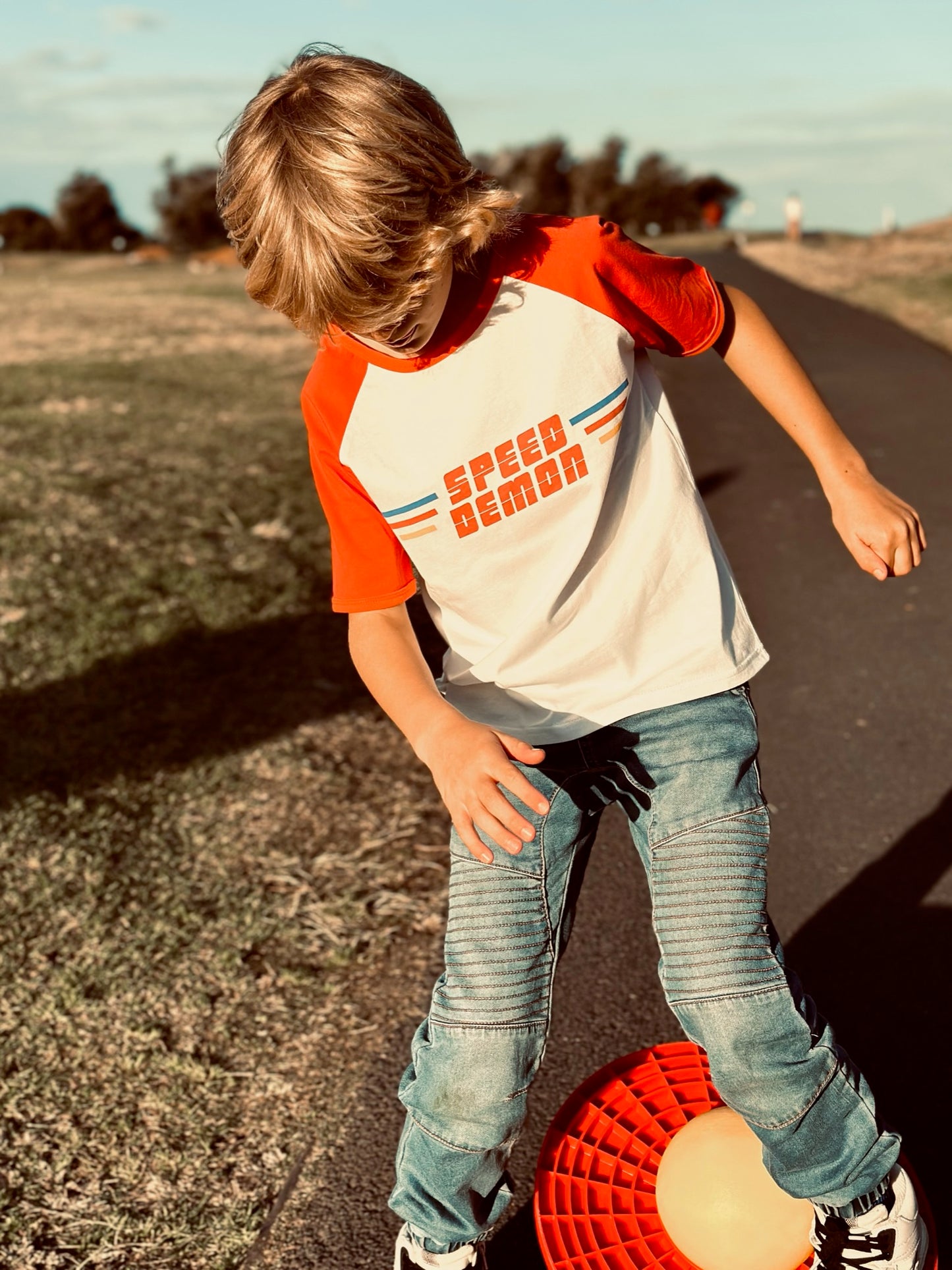 Speed Demon Raglan Tee