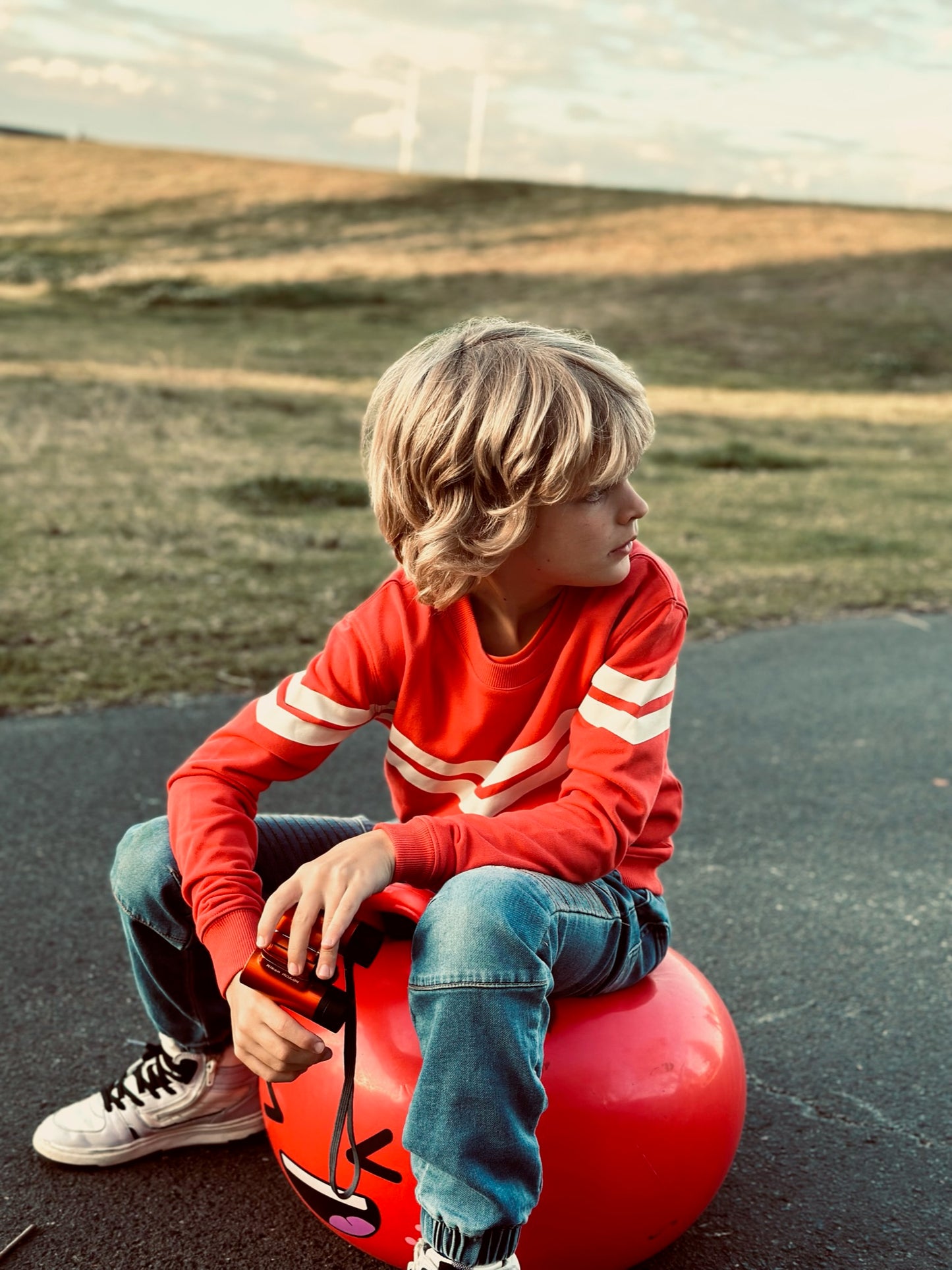 Ground Control Sweater - Red