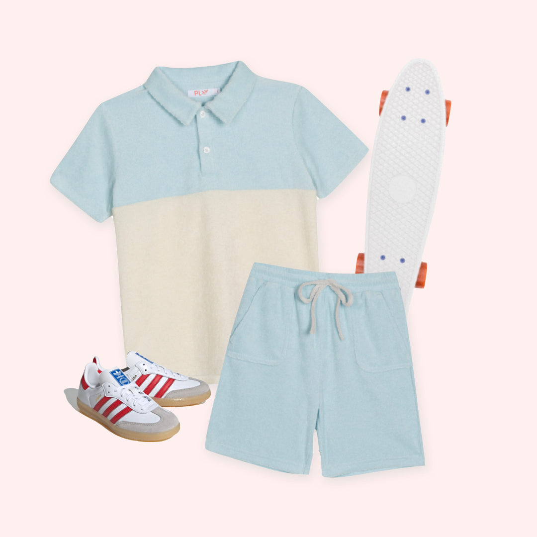 Terry Nice Polo - Sky