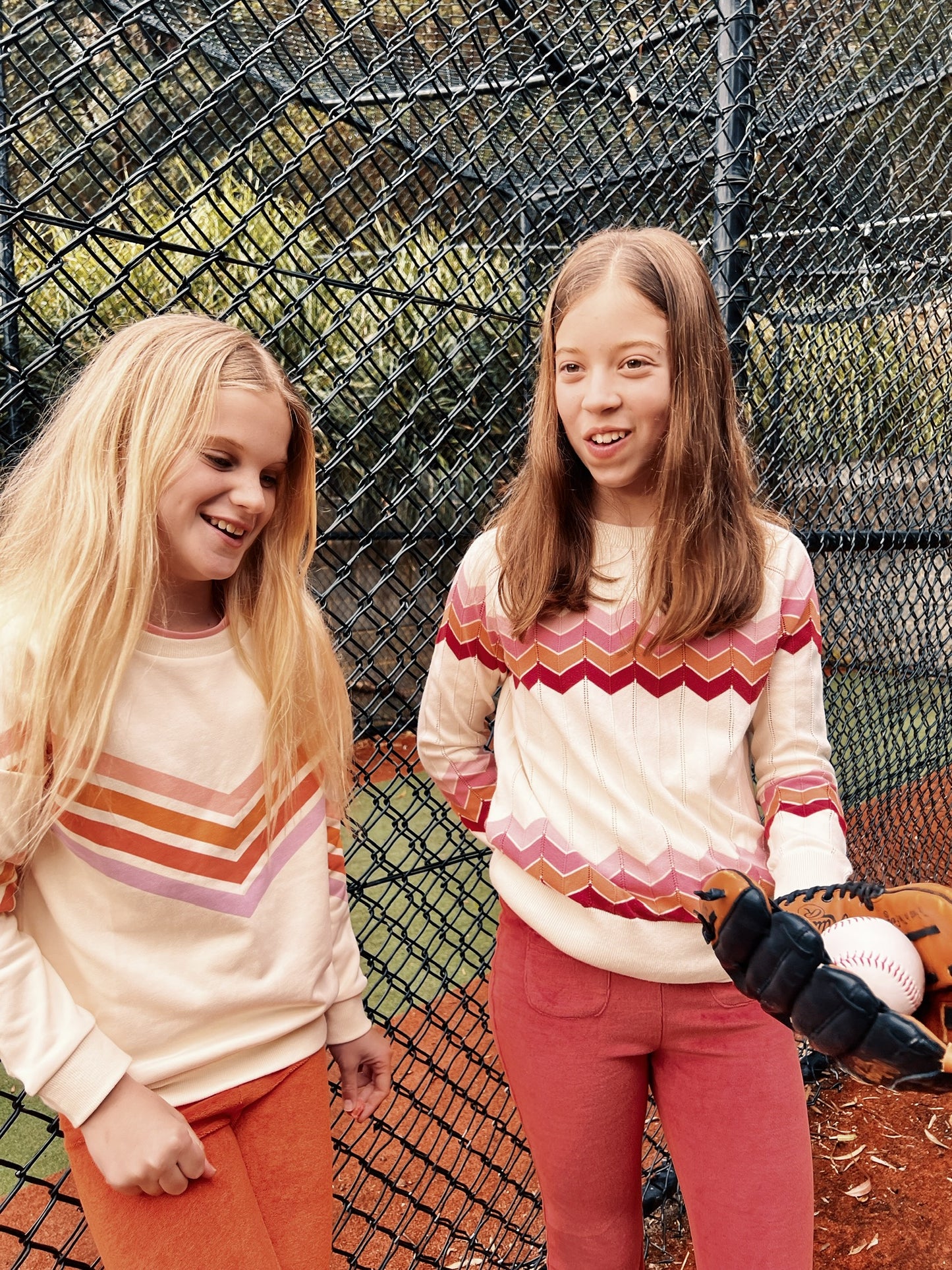 Chevron Knit - Cream