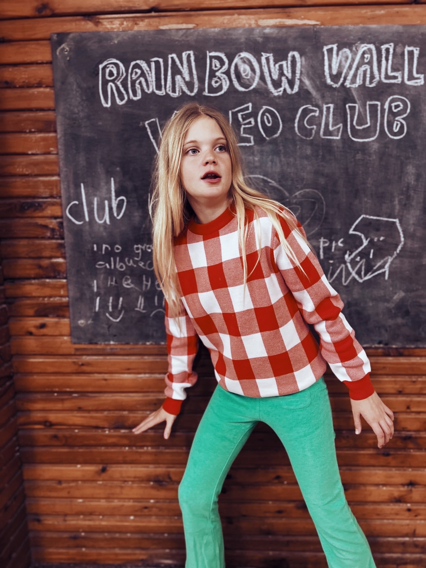 Check Mate Knit - Red