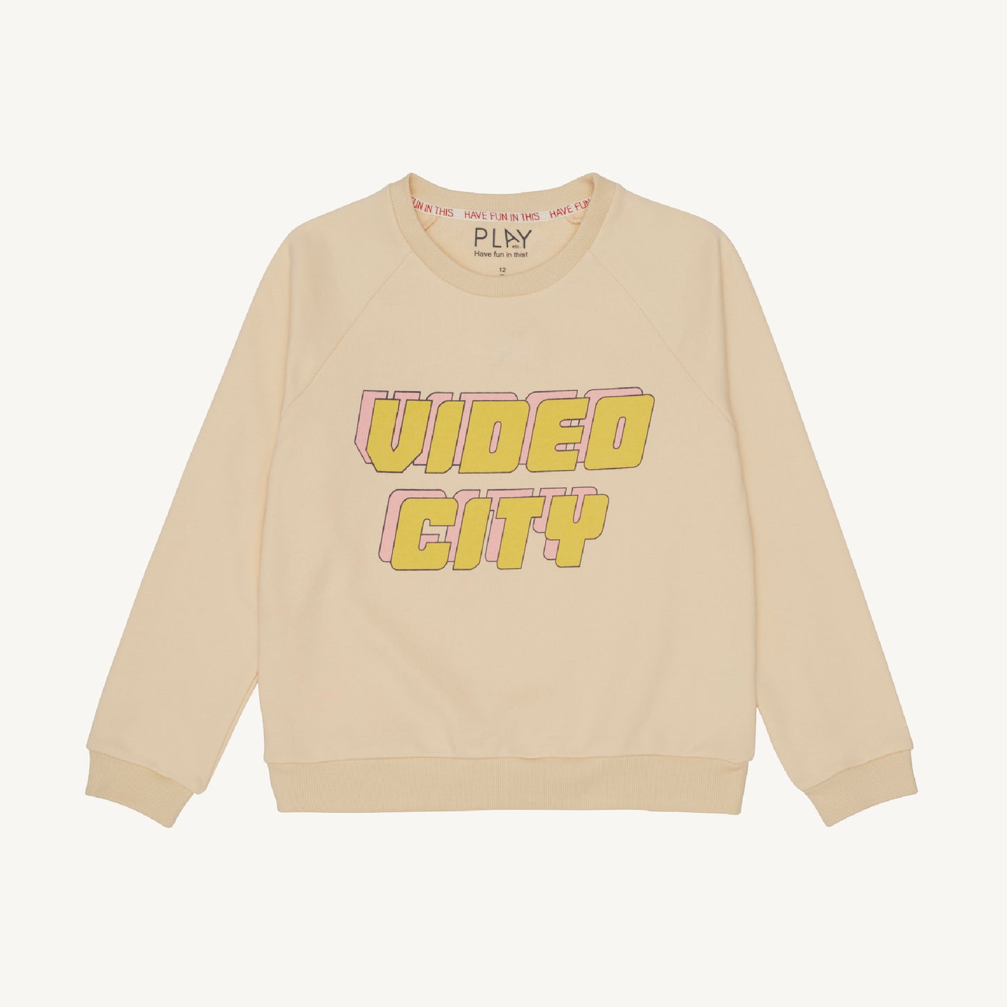 Video City Sweater-Cream
