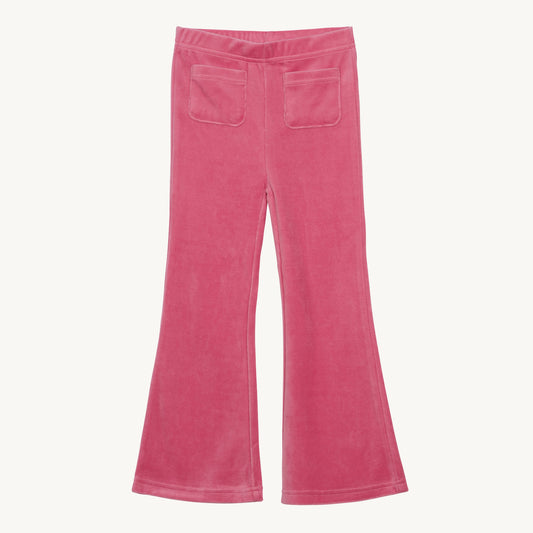 Velour Flares - Pink