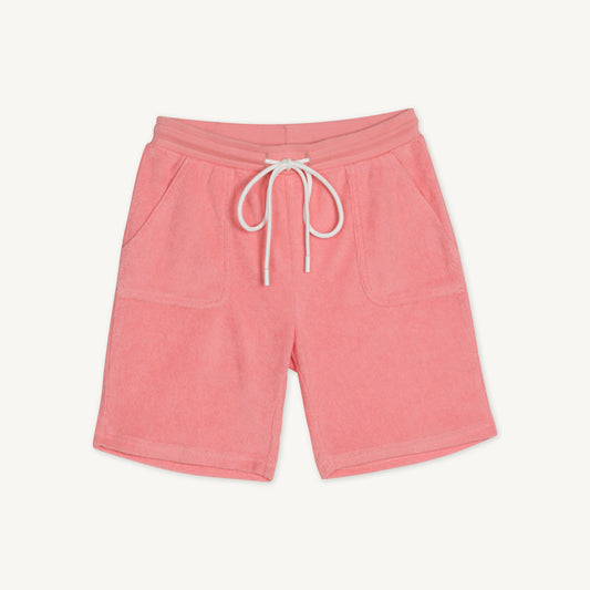 Terry Long Shorts - Peach