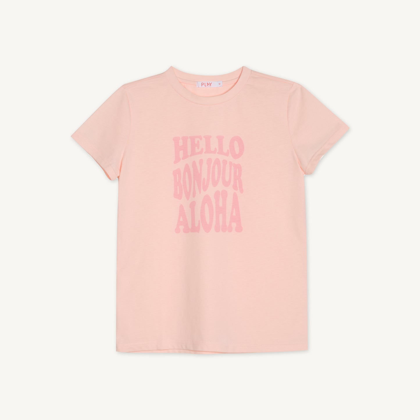 Hello Tee - Pink