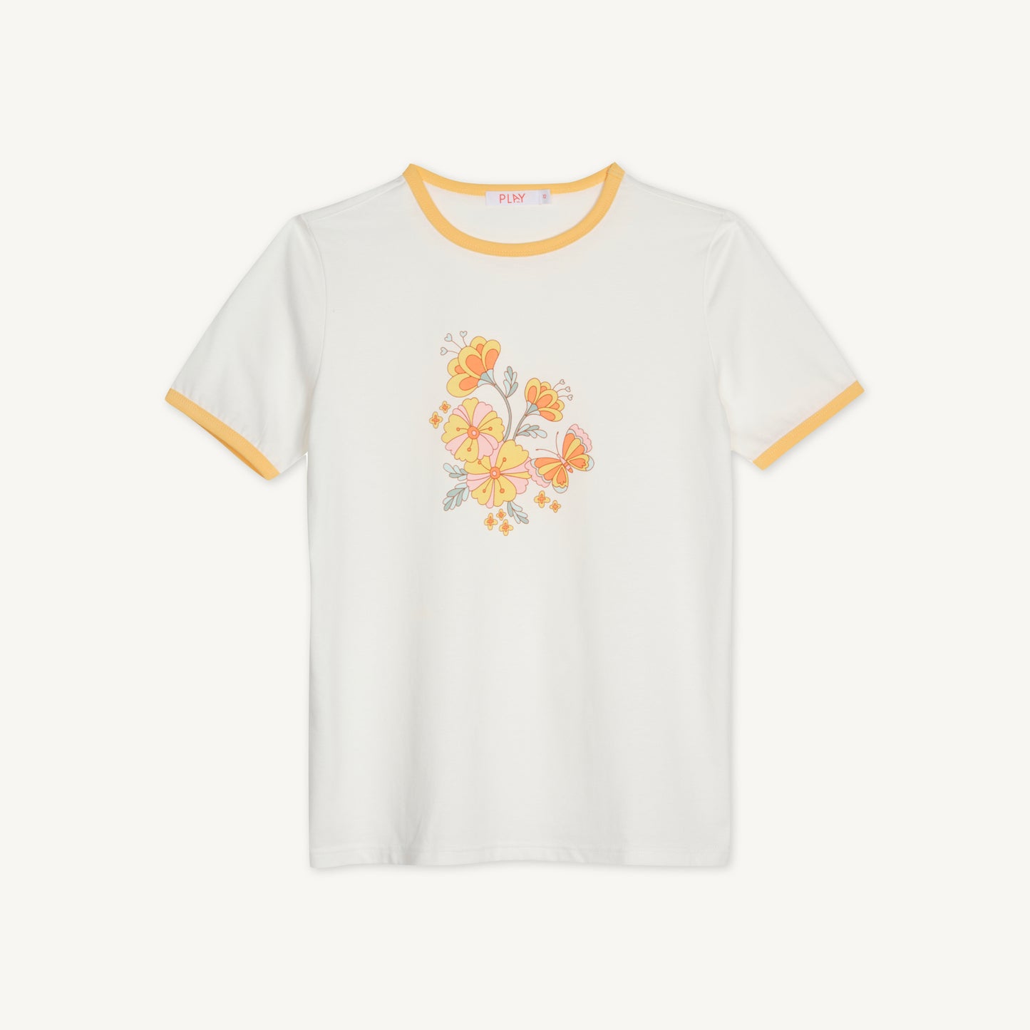 Wildflower Ringer Tee