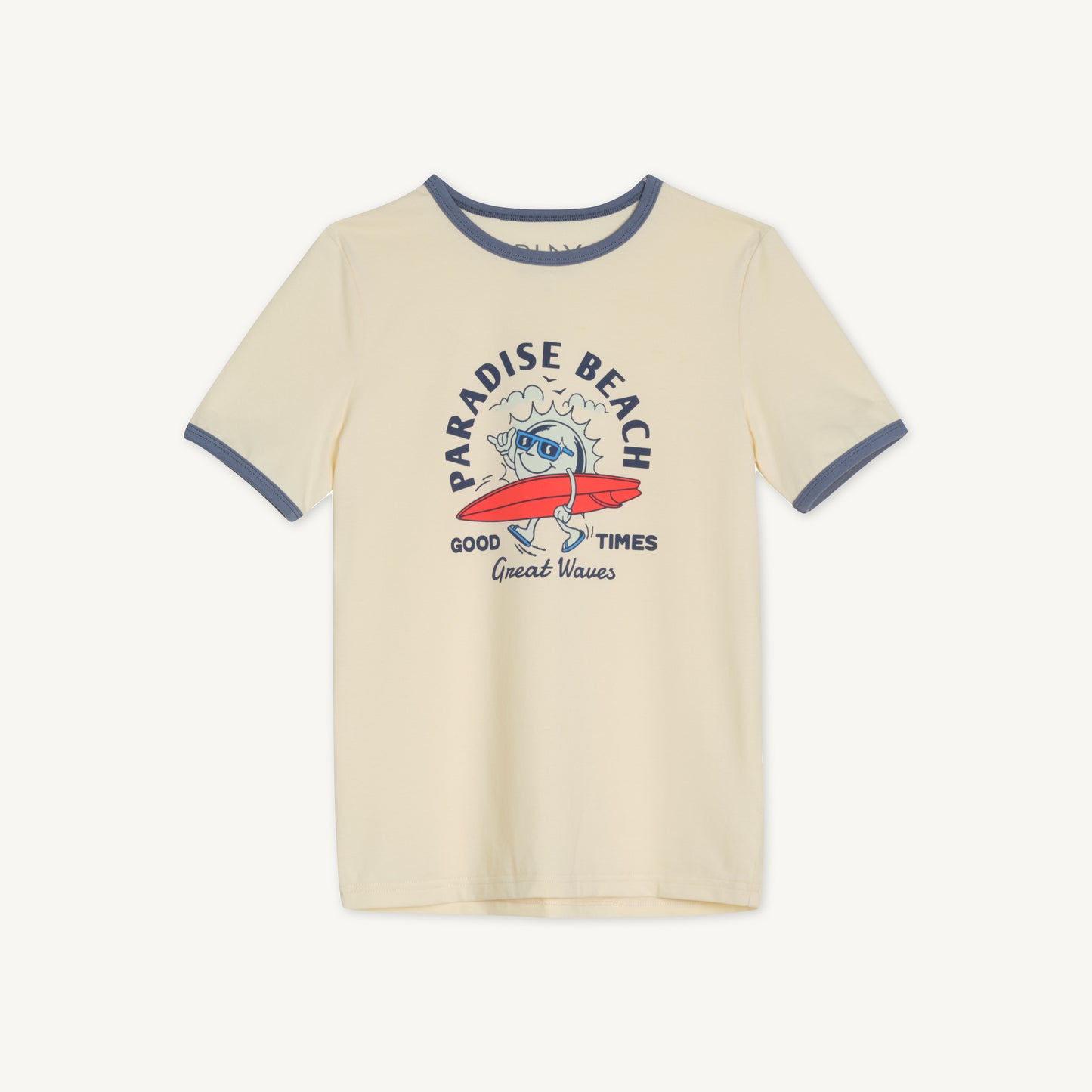 Paradise Beach Ringer Tee