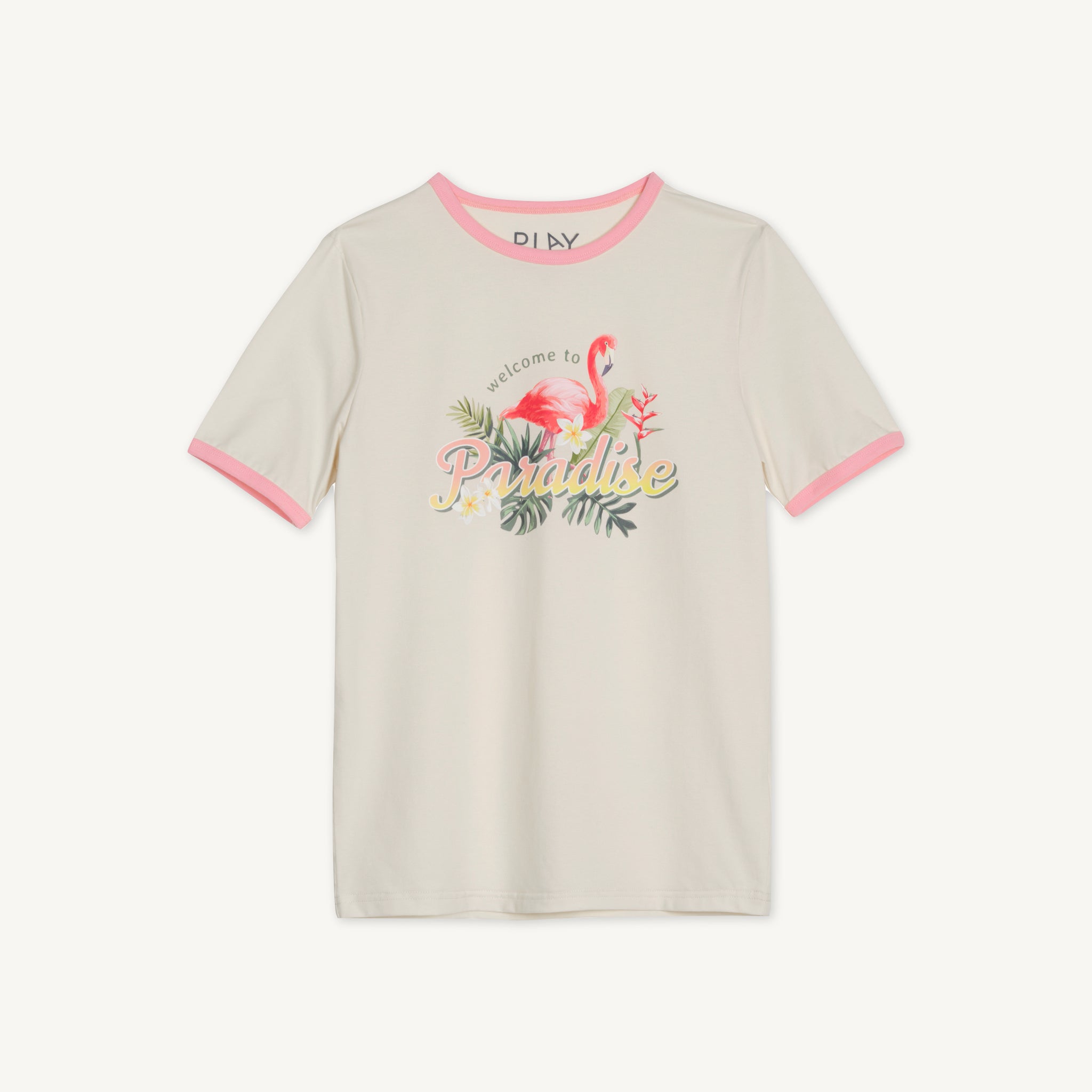 Flamingo Ringer Tee – PLAY etc.