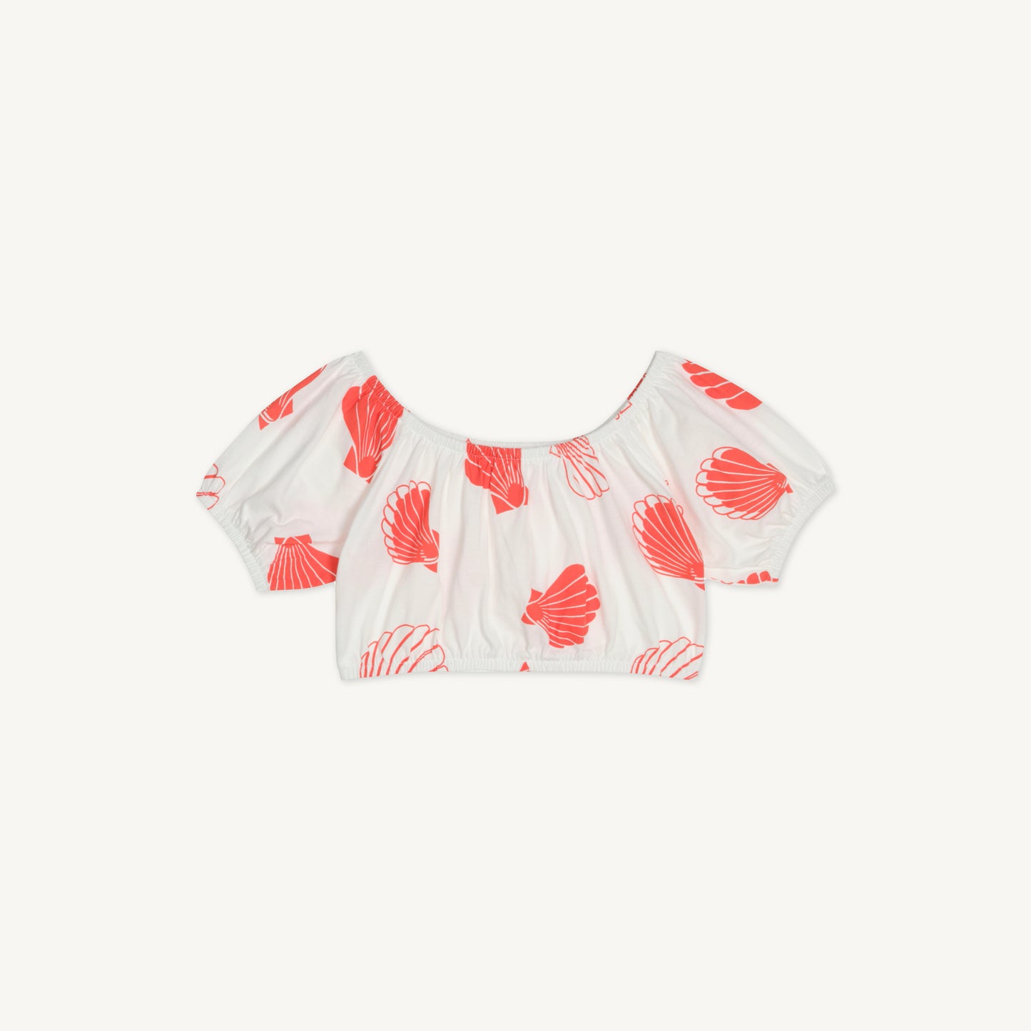 Clam Crop Blouse