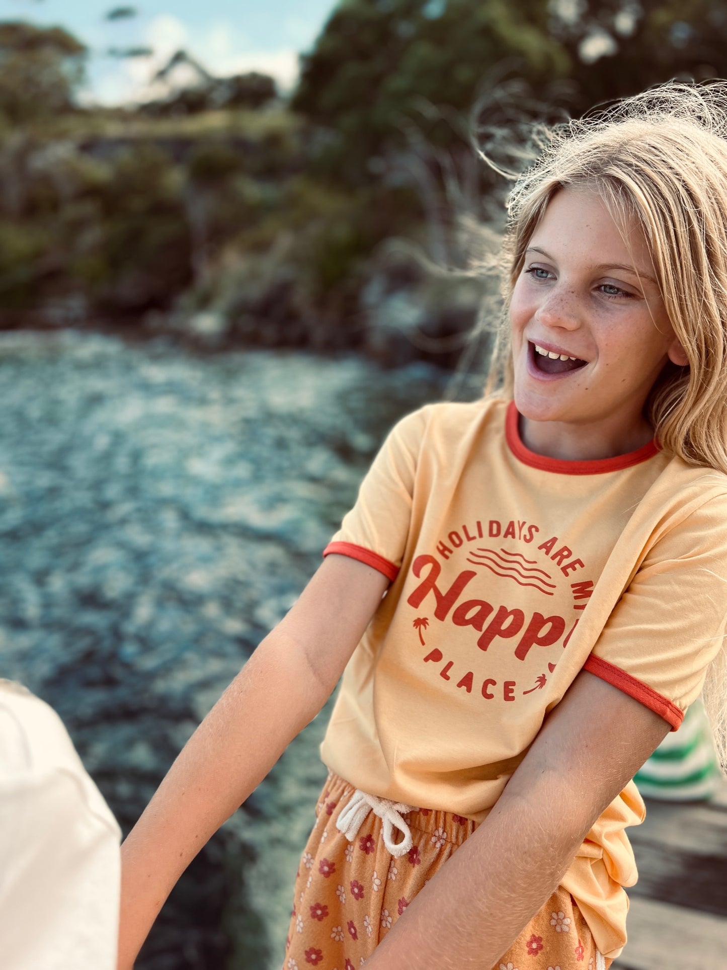 Happy Place Ringer Tee