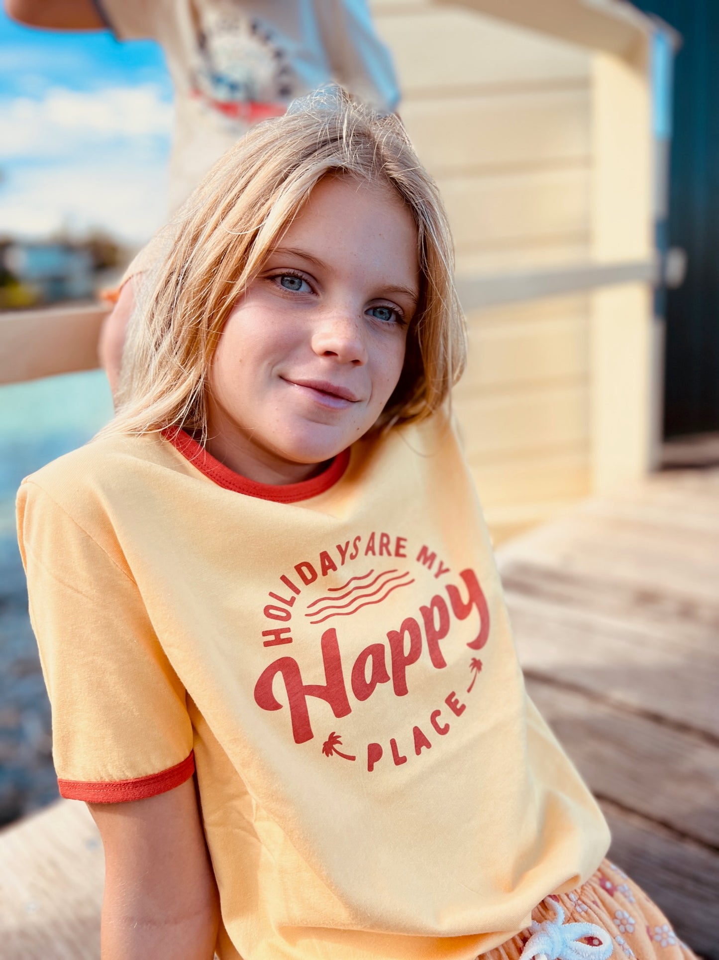 Happy Place Ringer Tee