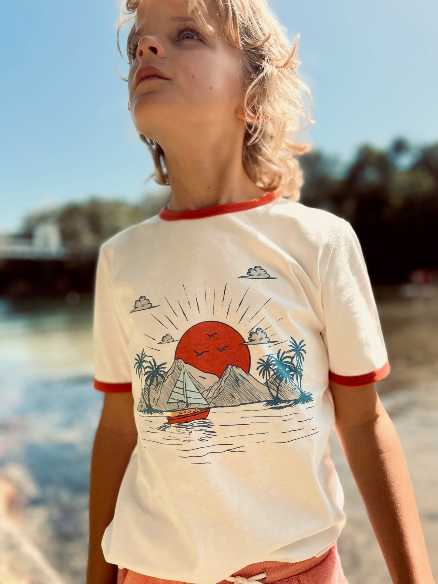 Island Time Ringer Tee