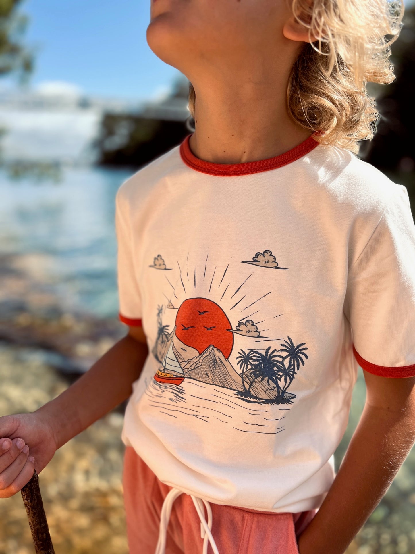 Island Time Ringer Tee