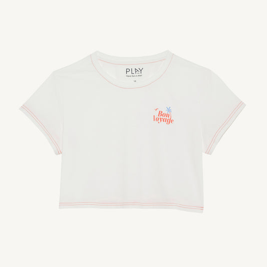 Bon Voyage Crop Tee