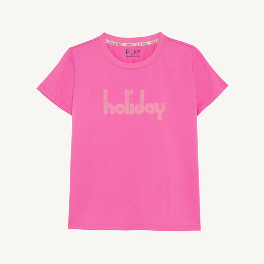 Holiday Tee - Pink