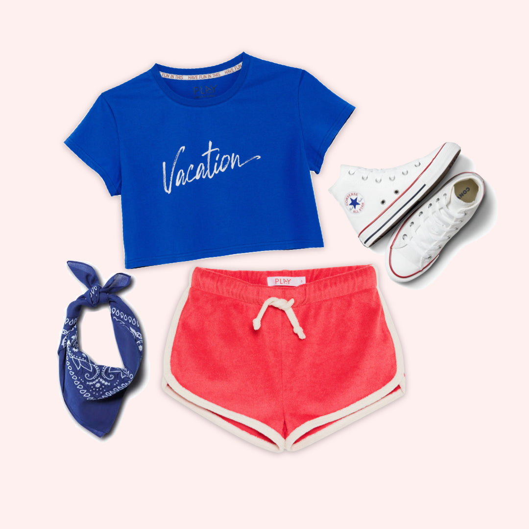 Vacation Crop Tee