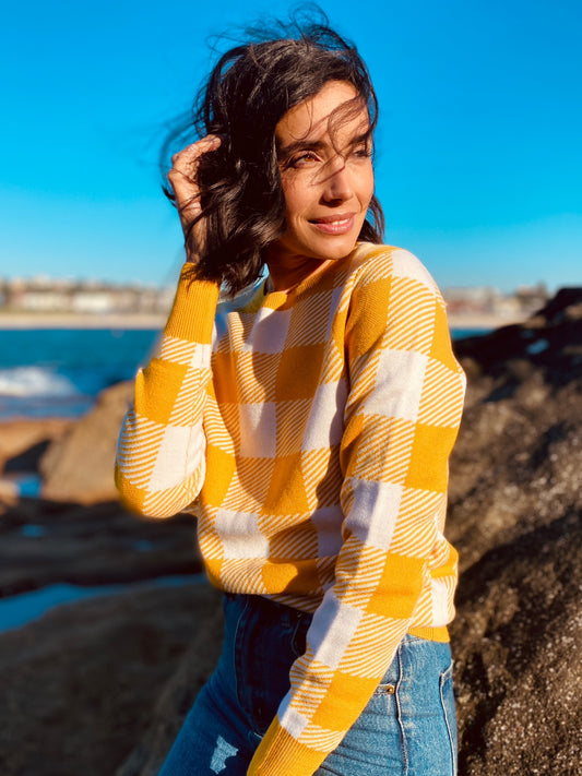 CHECK MATE KNIT - Women