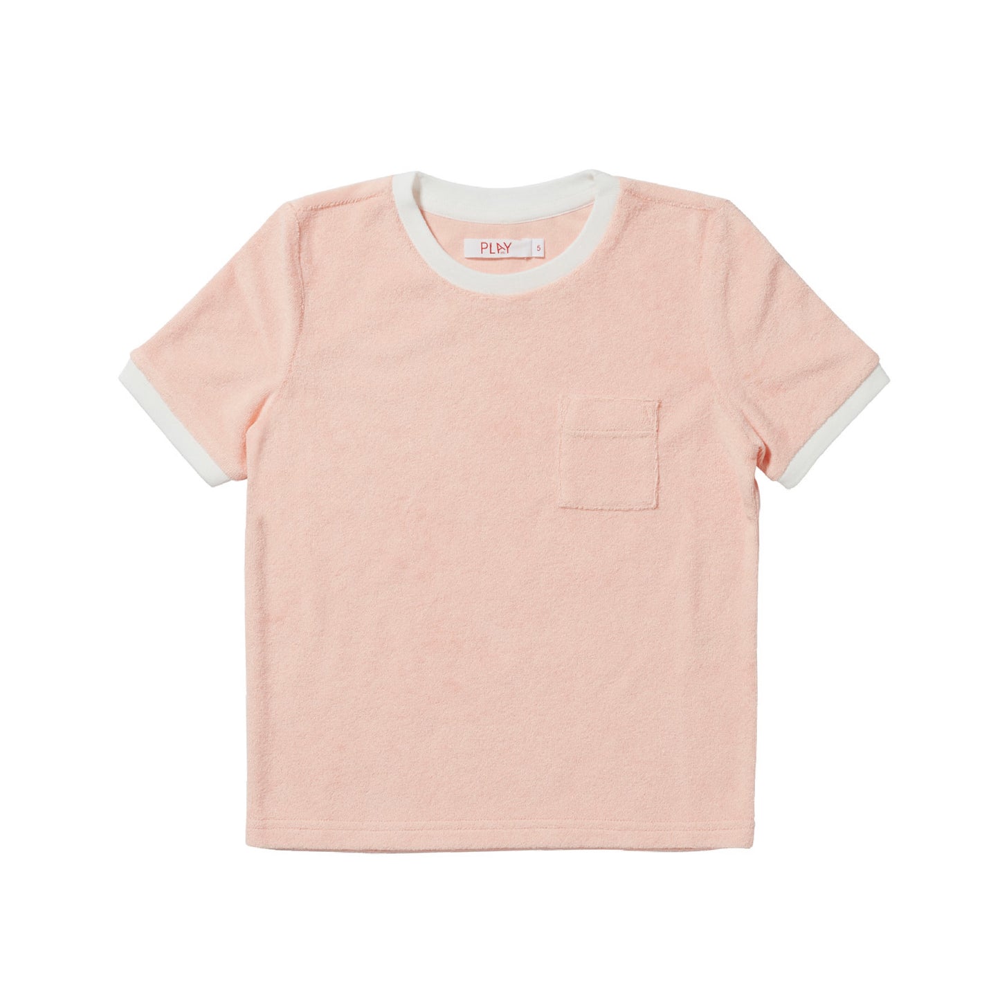 TERRY TEE - PEACHY PINK - PLAYetc