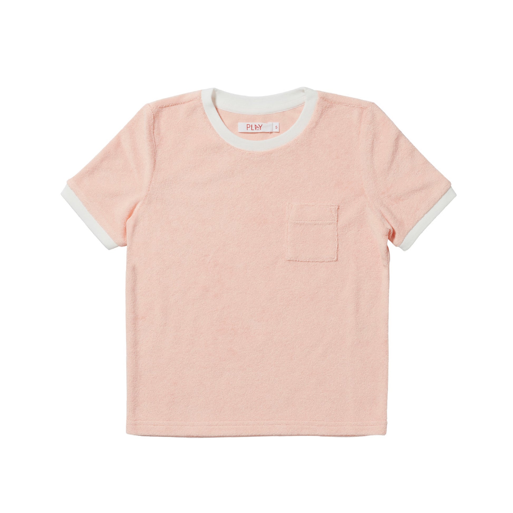 TERRY TEE - PEACHY PINK - PLAYetc