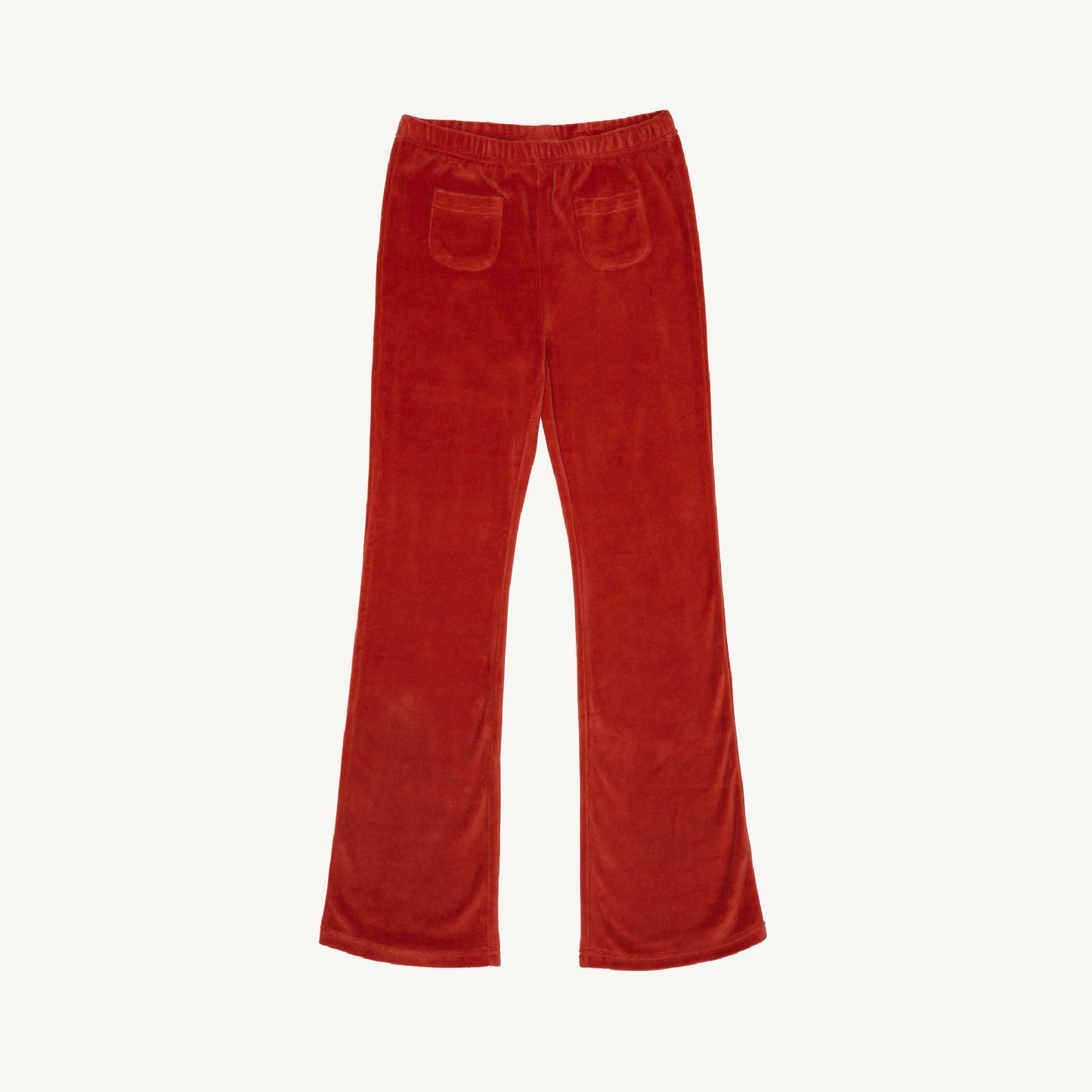 Velour Flares - Rose Brown