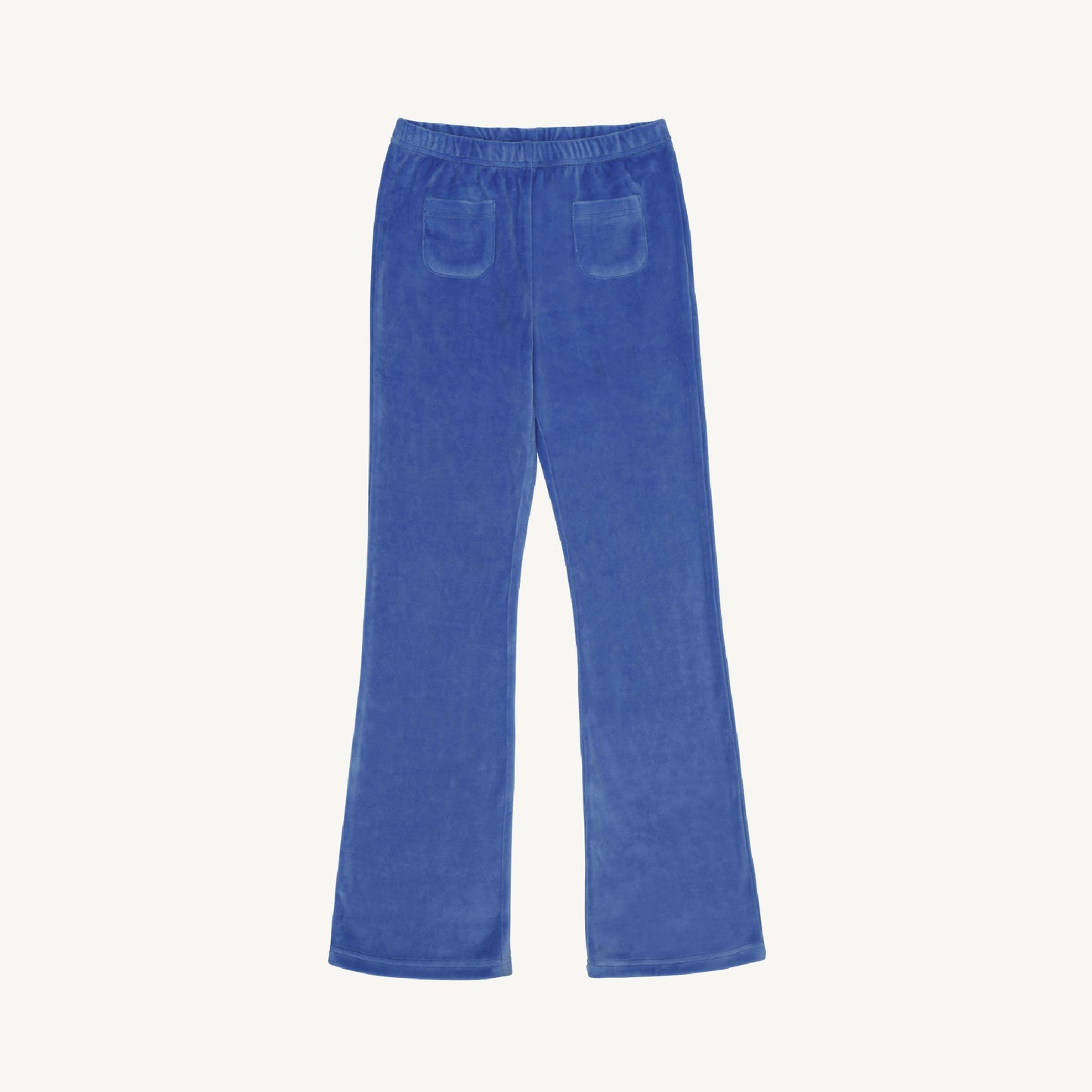 Velour Flares -Electric Blue