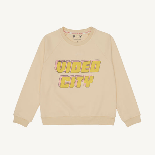 Video City Sweater-Cream