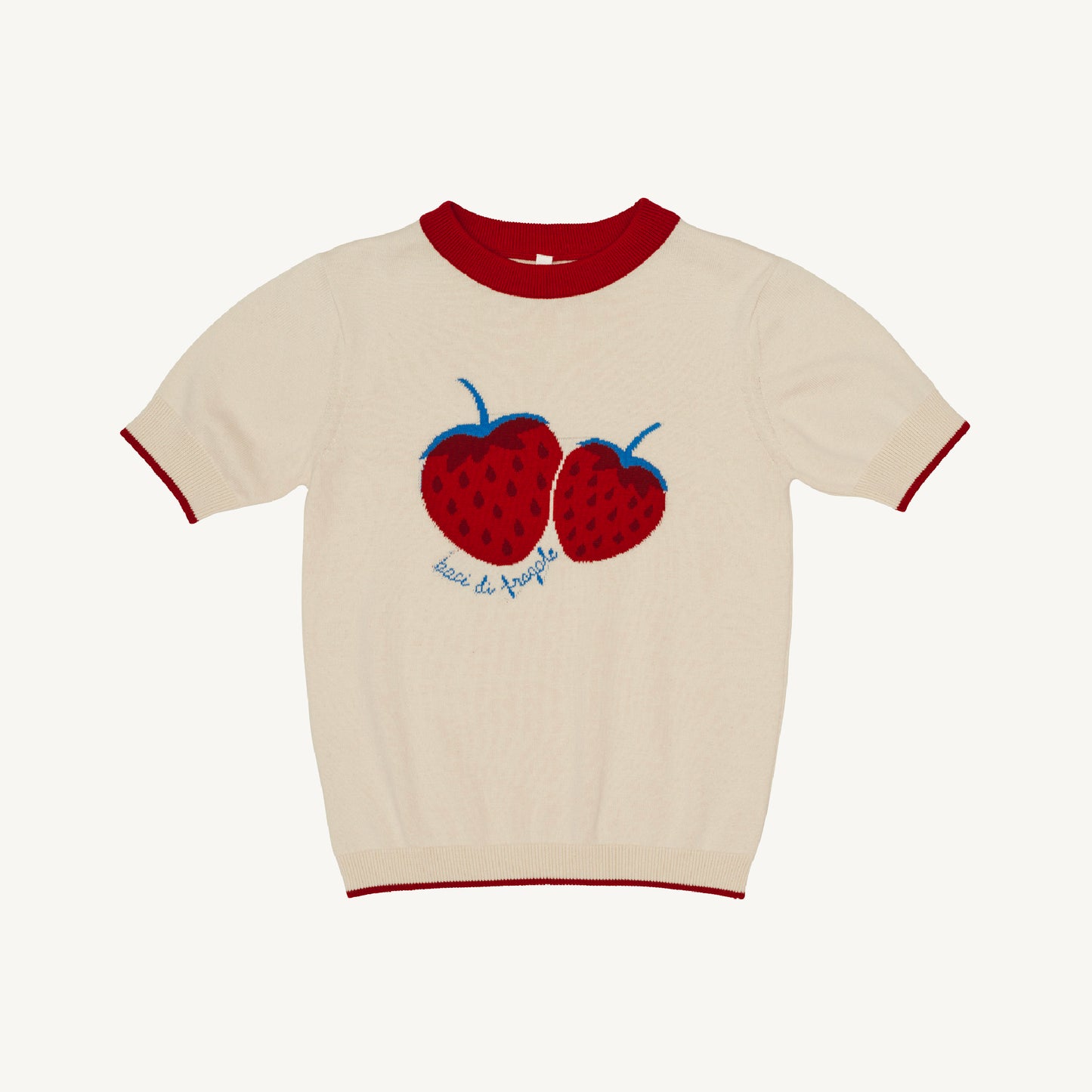Strawberry Knit Top