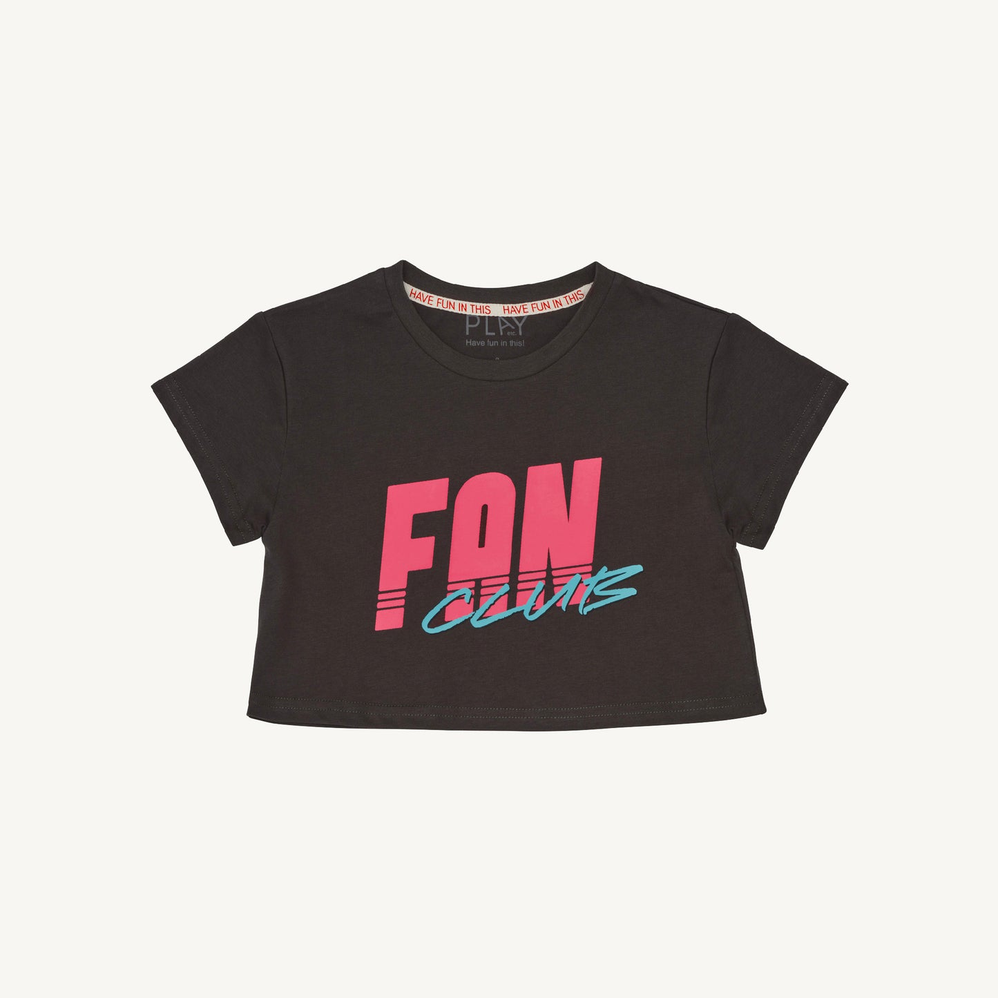 PLAY etc. Fan Club Tee Vintage Black